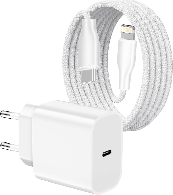 Oplader geschikt voor iPhone, iPad met Lightning naar USB C Kabel 2 Meter - Snel Oplader