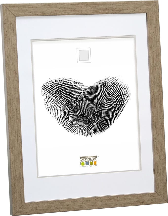 Deknudt Frames fotolijst S43AD2 P1 - brons - passe-partout - 10x15 cm