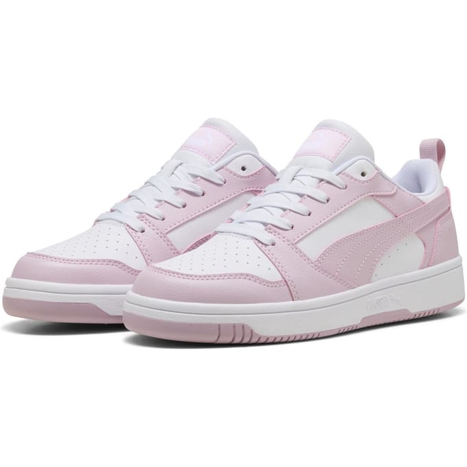 PUMA - maat 40.5- Rebound v6 Low Unisex Sneakers - PUMA White-Rose Mauve