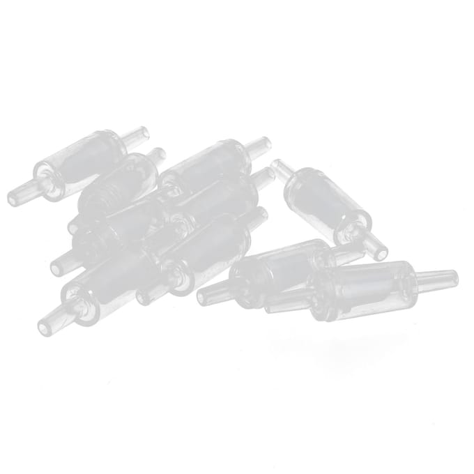 10 STUKS Enkelwerkend   Pomp Terugslagkleppen Plastic Terugslagklep voor Vissen  (Wit )