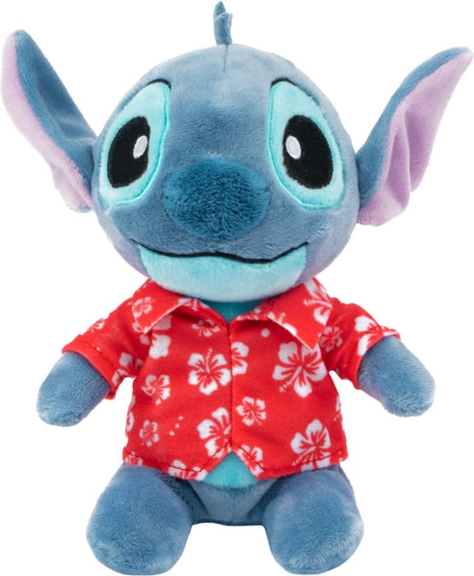 Stitch Hawaii Red T-shirt Pluche Knuffel (25 cm)