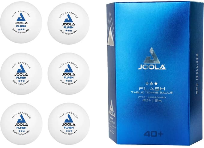 Joola Flash*** 40+ Tafeltennisballen - 6 Stuks Wit