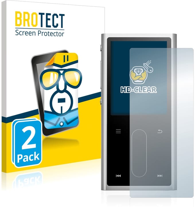 BROTECT - Screenprotector voor FiiO M3K - Folie Beschermfolie transparant 2 Stuks