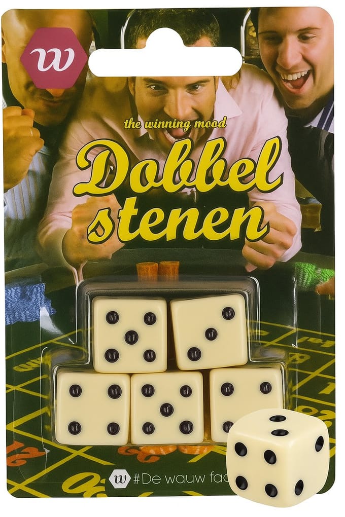 Dobbelstenen Set van 5 Stuks - Dobbel Stenen - Yatzee - Dobbelen - Dice Set - Fun - Spelen - Bordspel - Yahtzee
