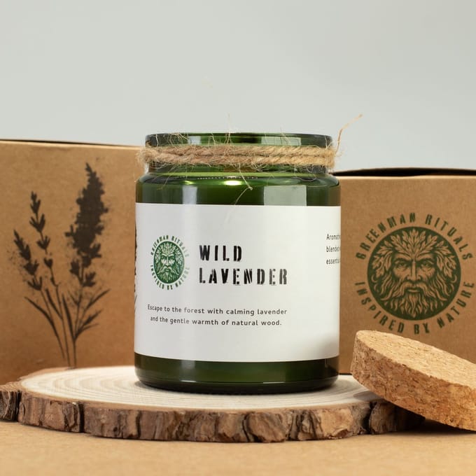 Greenman Woodwick sojakaars - Wilde lavendel