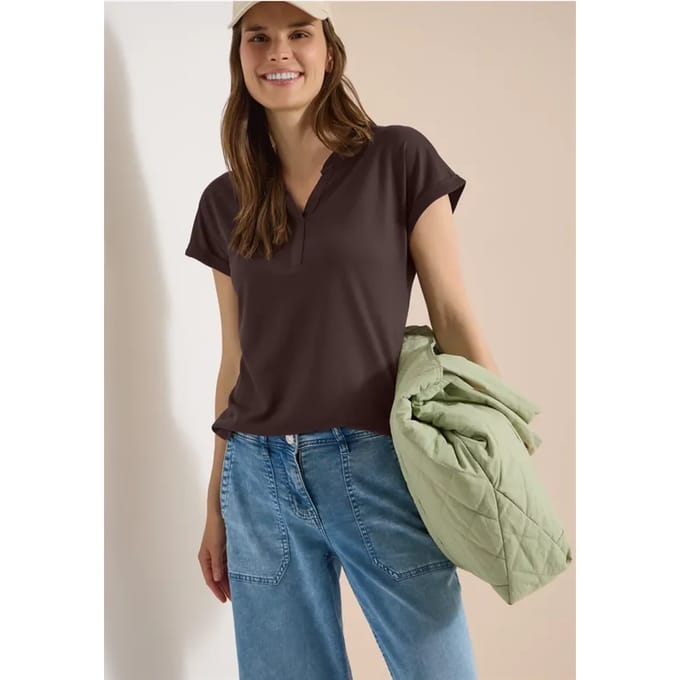 Shirt met korte mouwen in tuniekstijl