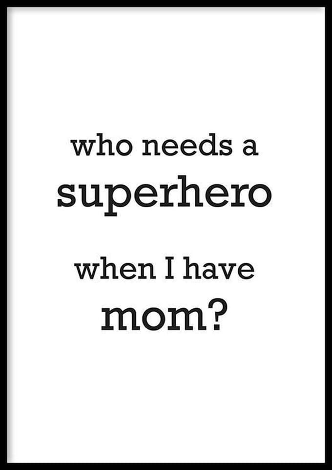 Poster Mom - 30x40 cm - Keuken Poster - WALLLL