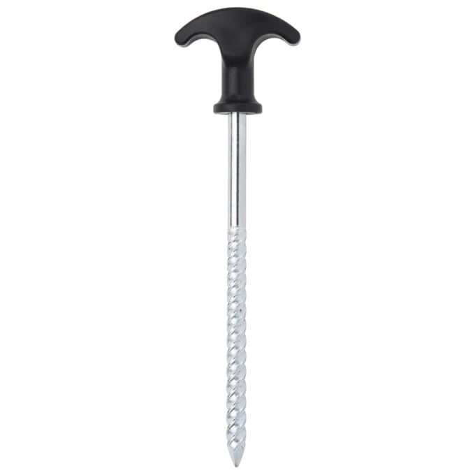 vidaXL - Tentharingen - 12 - st - Ø7 - mm - 17 - cm - gegalvaniseerd - staal