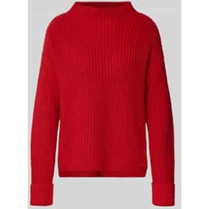 Regular fit gebreide pullover van katoenmix, model 'SELMA'
