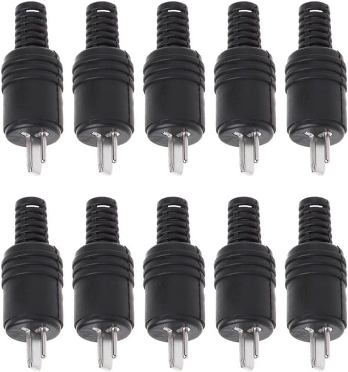 10 Stuks 2-Pin Luidspreker Aansluitpluggen voor HIFI Audio Connectoren