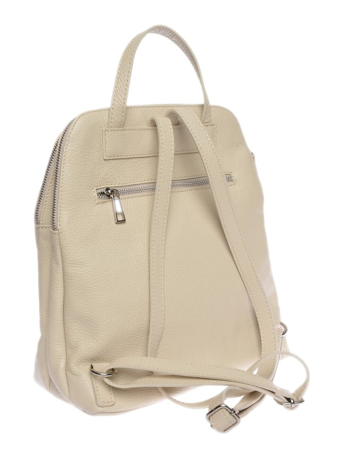 Isabella Rhea Beige Rundleer Tas