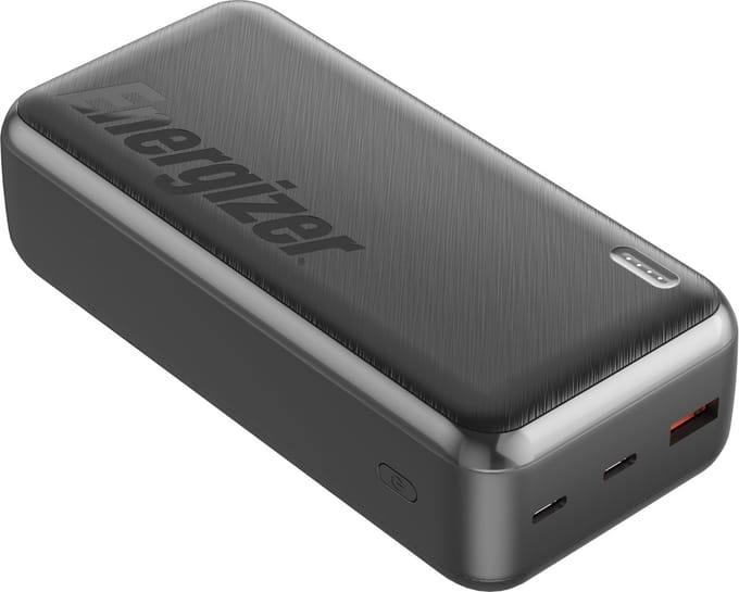 Energizer Ultimate Powerbank 22.5W Snelladen & Triple Output – 30000mAh – LED – Zwart