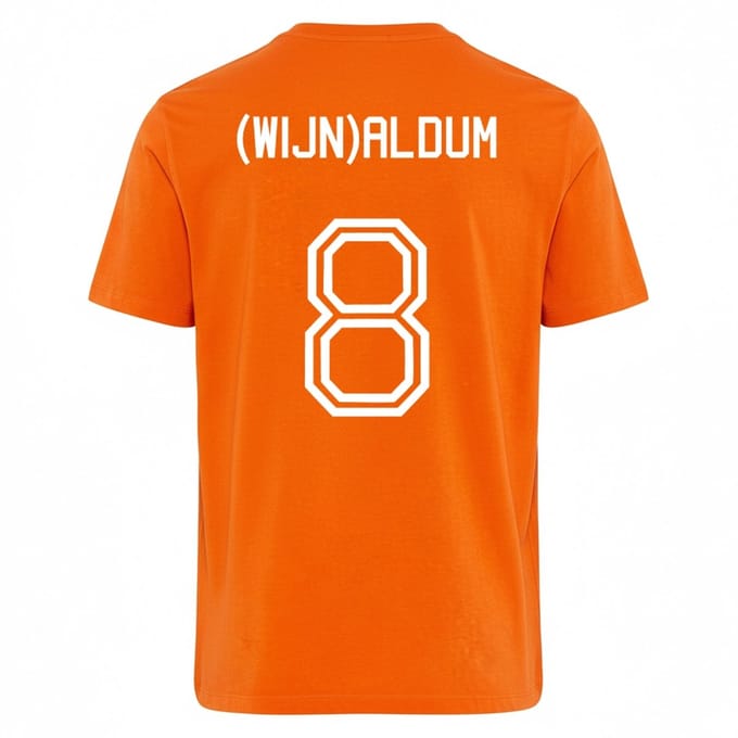 Oranje WK-EK T-shirt (Wijn)aldum M