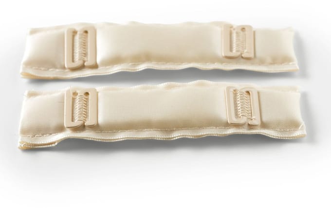 Goldzack Schouderbandkussentje - 30 mm - beigeig - 2 stuks