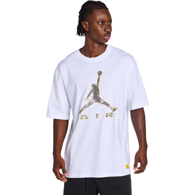 Jordan Brooklyn T-shirts Heren - Wit - Maat M - Katoen Jersey