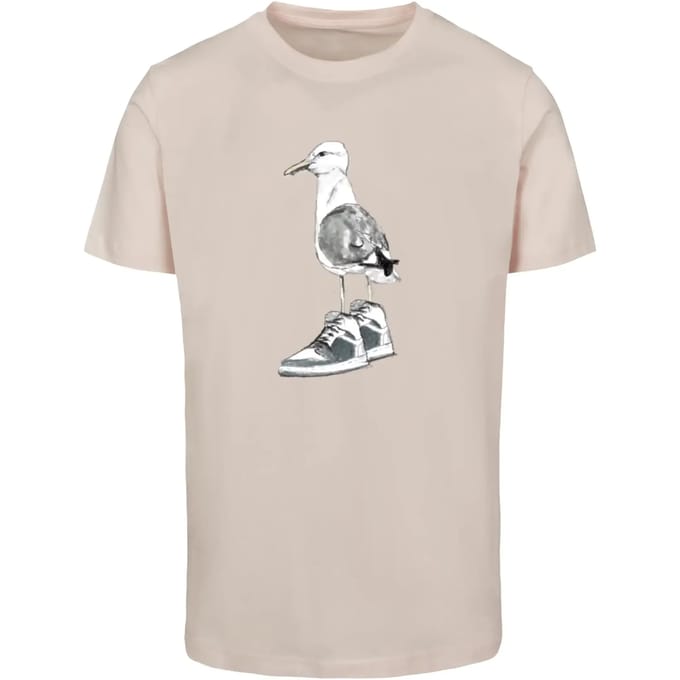 Mister Tee - Seagull Sneakers Heren Tshirt - S - Roze