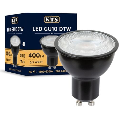 KS Verlichting - Led lamp - GU10 - lichtbron - 1800K