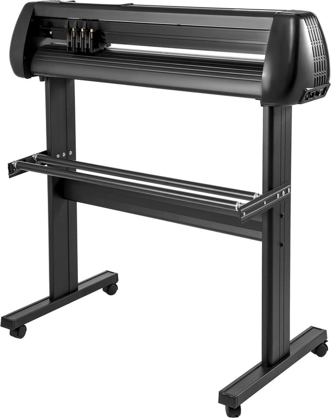 vinylsnijder/plotter 34” , snijmachine voor borden, 3 messen, LCD-scherm, software inbegrepen, voor het maken van borden