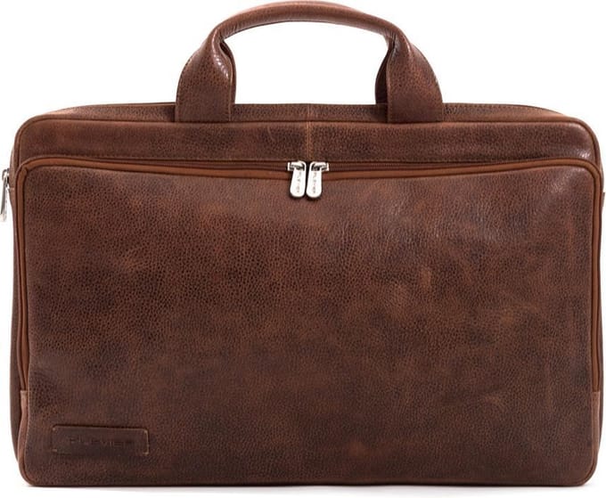 Plevier Zuidas laptop sleeve 17-17.3 inch cognac.