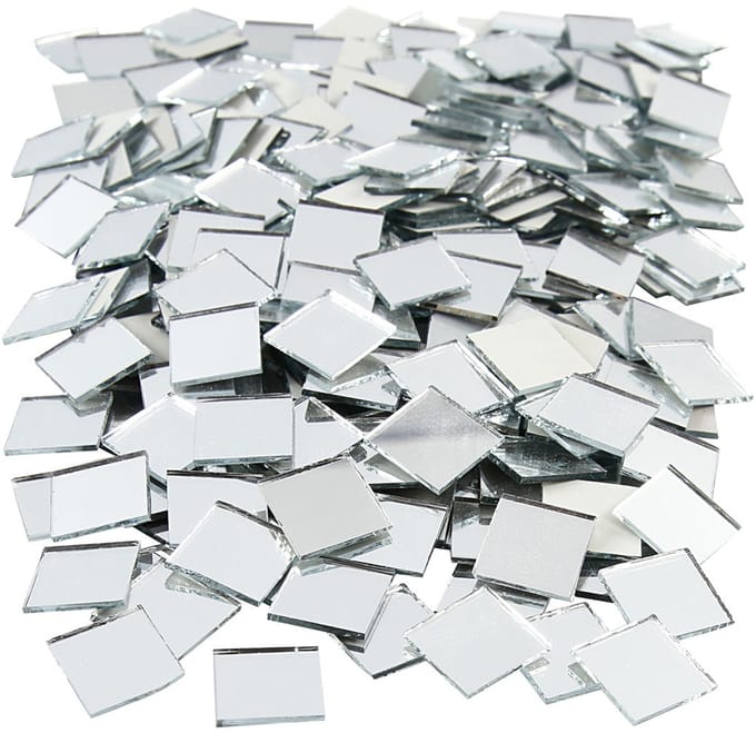 Creotime Spiegel Mozaïek Tegels 16 X 16 X 2 Mm 500 Stuks