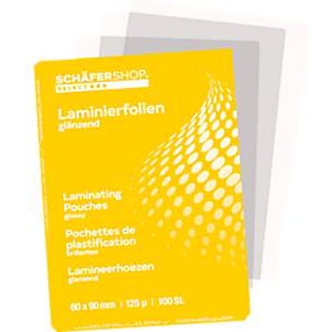 Schäfer Shop Select lamineerfolies, 60 x 90 mm, 125 micron, 100 stuks