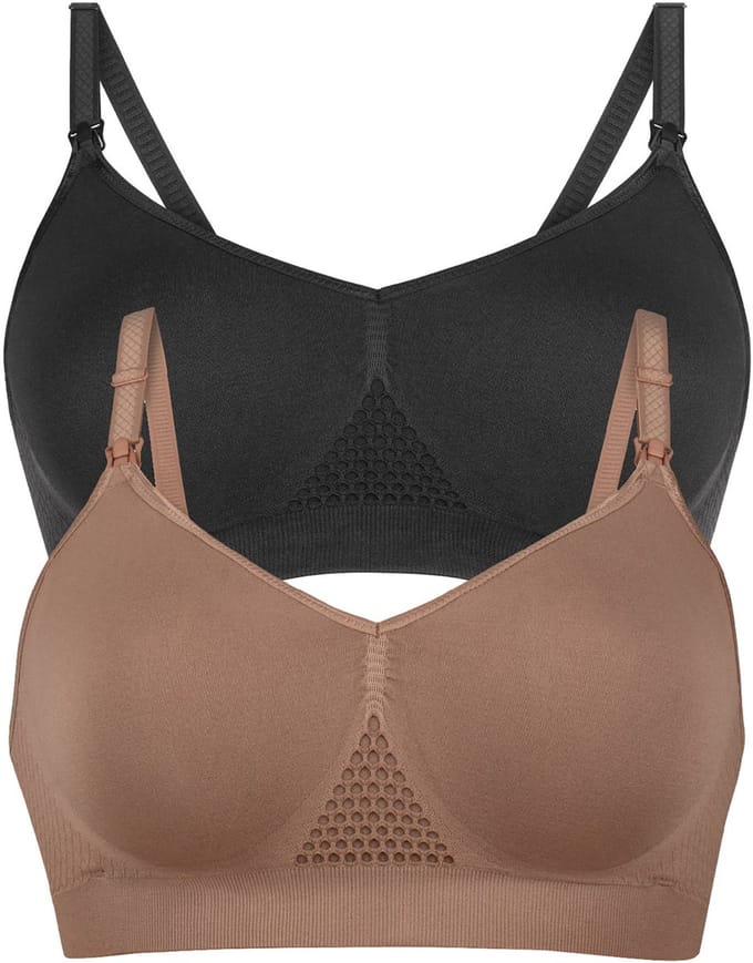Zwangerschapsbustier 2-pack Seamless