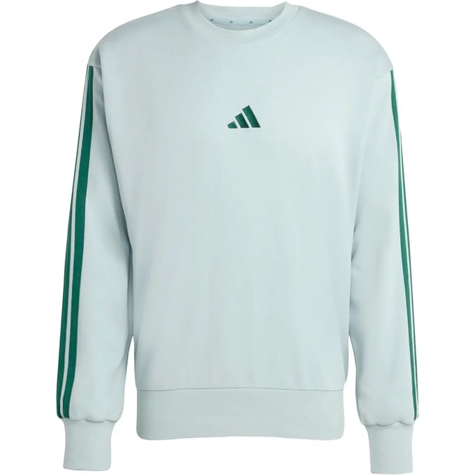 Adidas Essentials 3 Stripes French Terry Sweatshirt Grijs S Man