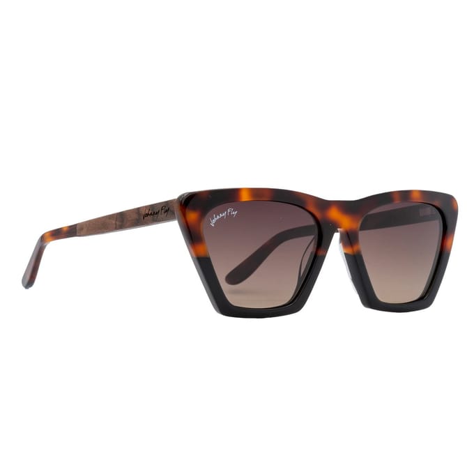 Johnny Fly Figure zonnebril - dames - Split Tortoise - ecologisch