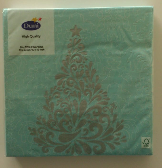 Servetten Silver Tree Mint