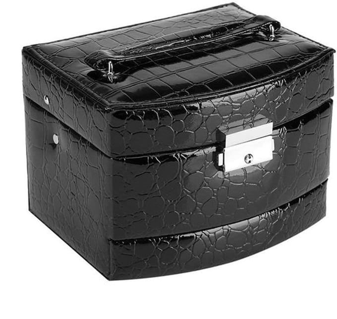 Dailygoody - Sieradenbox - Lockable - Modern - Zwart - Juwelendoos