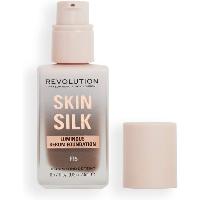Makeup Revolution Silk Serum Foundation 23ml (Verschillende Tinten) - F15