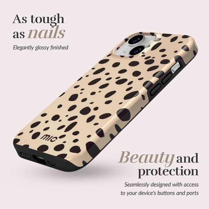 MIO MagSafe Apple iPhone 15 Plus / 14 Plus Hoesje | Hard Shell Back Cover | Geschikt voor MagSafe | Spots