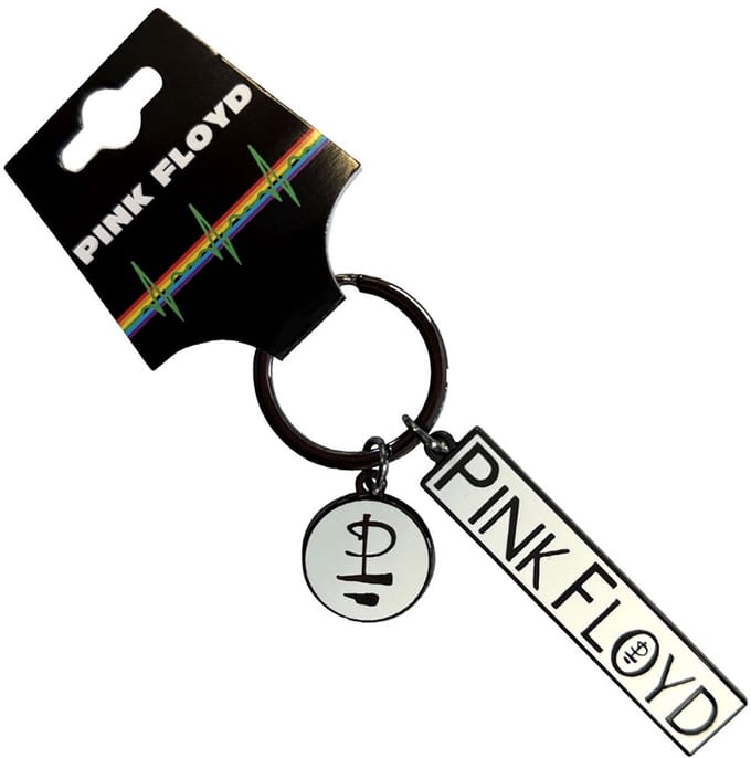 Pink Floyd - Division Bell Logo & Charm Sleutelhanger - Wit