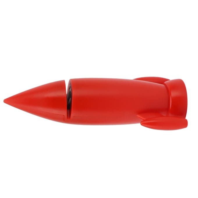 Messenslijper Creatieve Keramische Handheld Handmatige Messenslijper voor Keukenmessen Schaar Rood Red red