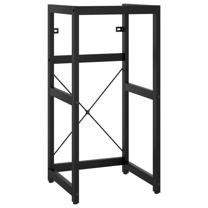 vidaXL - Wastafelframe - met - inbouwwastafel - ijzer - zwart
