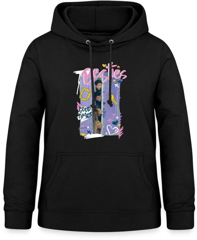 Friends Beste Vrienden Deur Hoodie Dames
