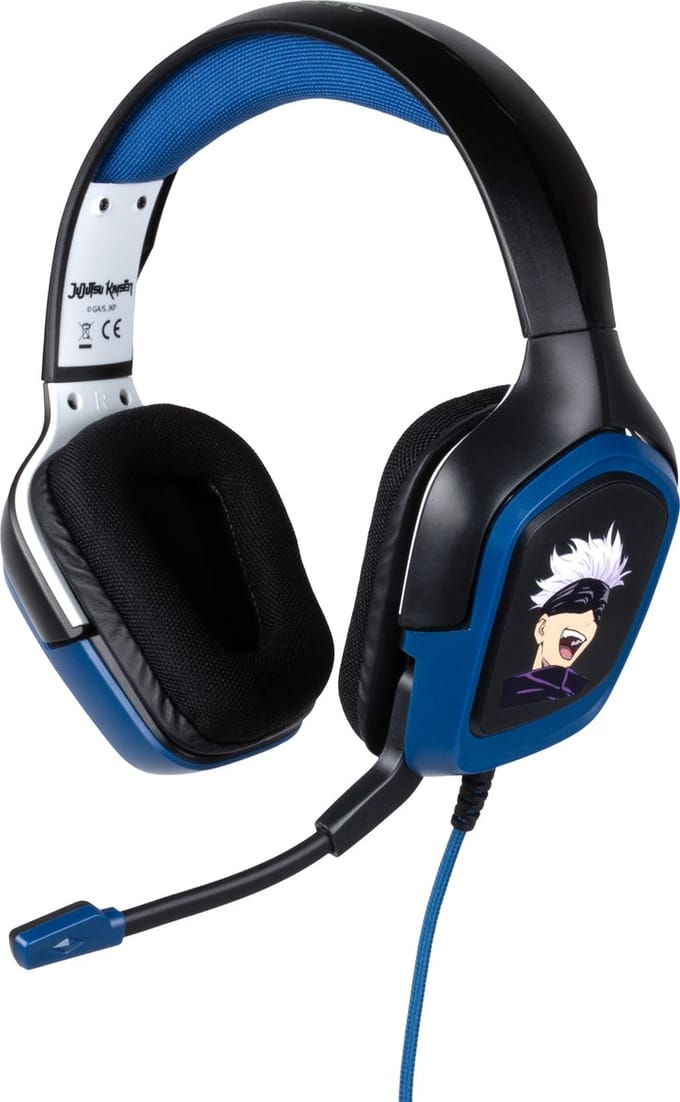 Jujutsu Kaisen - gaming headset - inklapbare microfoon - in-line afstandsbediening (Playstation/Xbox/Switch)