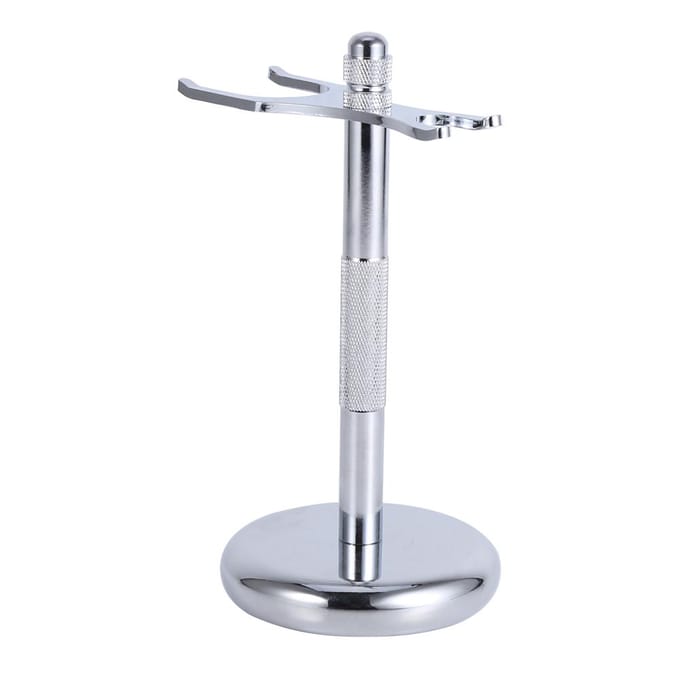 4 Soorten Modieuze Legering Scheer Gereedschap Stand Rek Frame Scheermes Borstels Houder 3# white