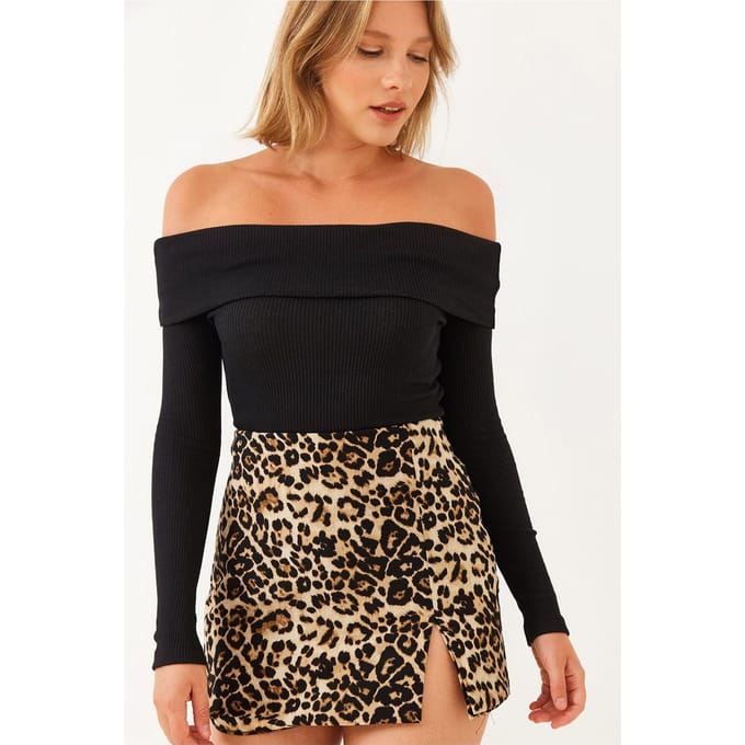Geribde Textuur Blouse