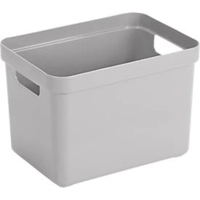Sunware Sigma Home opbergbox 18L - 35x24.6x24.3 cm - Grijs