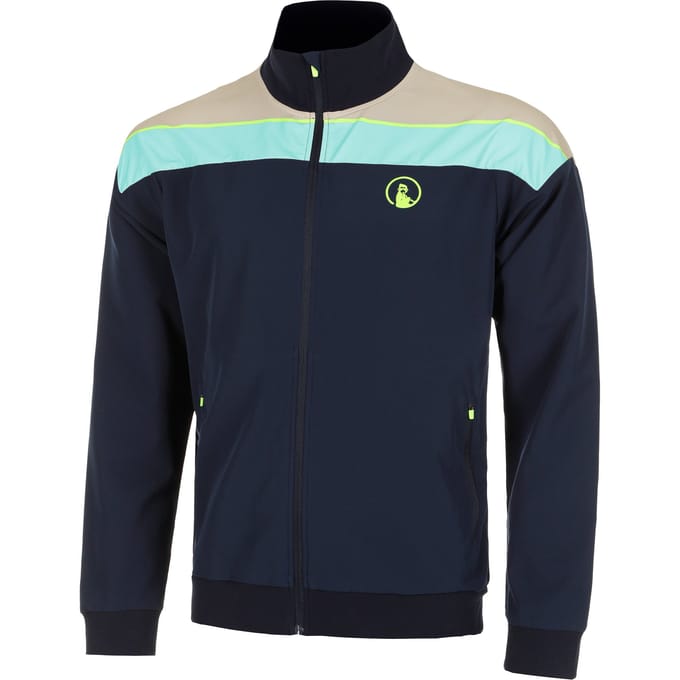 Quiet Please Wild Return Block Trainingsjack Heren-Donkerblauw,Veelkleurig