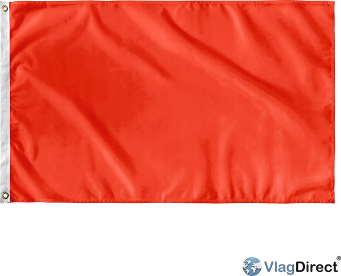 VlagDirect - Rode vlag - Rode thema vlag - 90 x 150 cm.