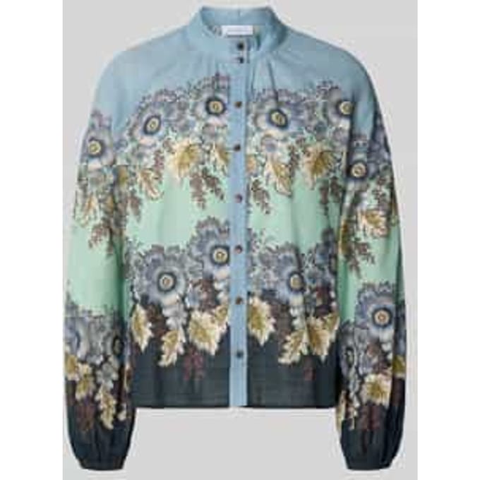 relaxed fit blouse van puur katoen