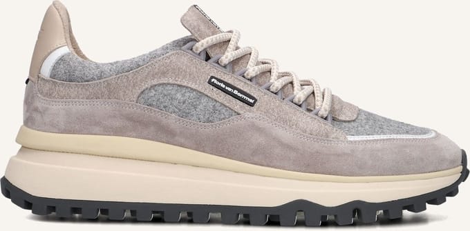 Floris Van Bommel Sfm-10248 De Gripper Sneakers - Suède - Heren - Beige - Maat 44