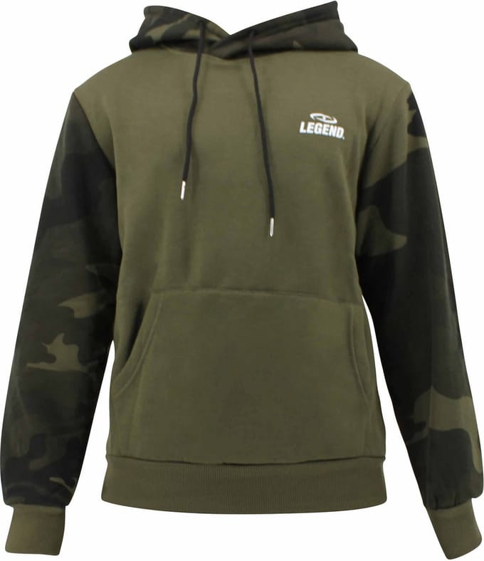 Hoodie heren Army Camo fleece  M