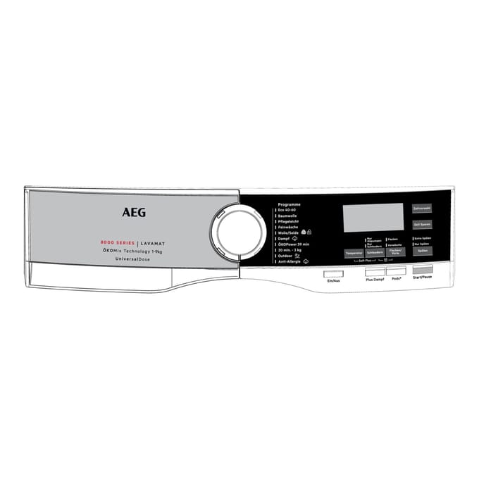 AEG controlepaneel, wit, AEG 140223099015