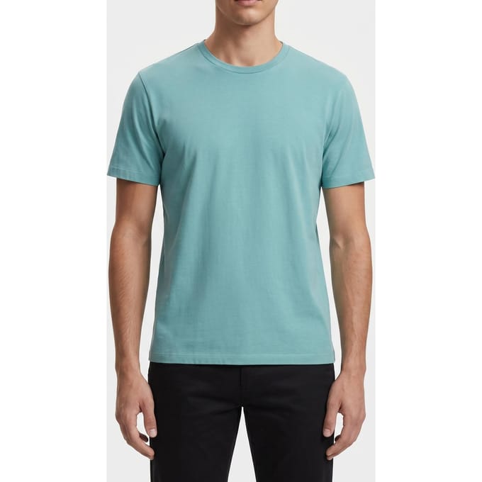 Reiss Crew Neck Jersey Aqua Taglia: M | Magliette basic Outlet | Uomo | Ciano