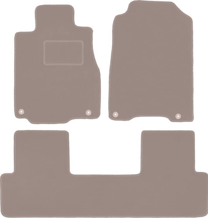 Beige veloursmatten voor: Honda CR-V IV SUV (2011-2018)