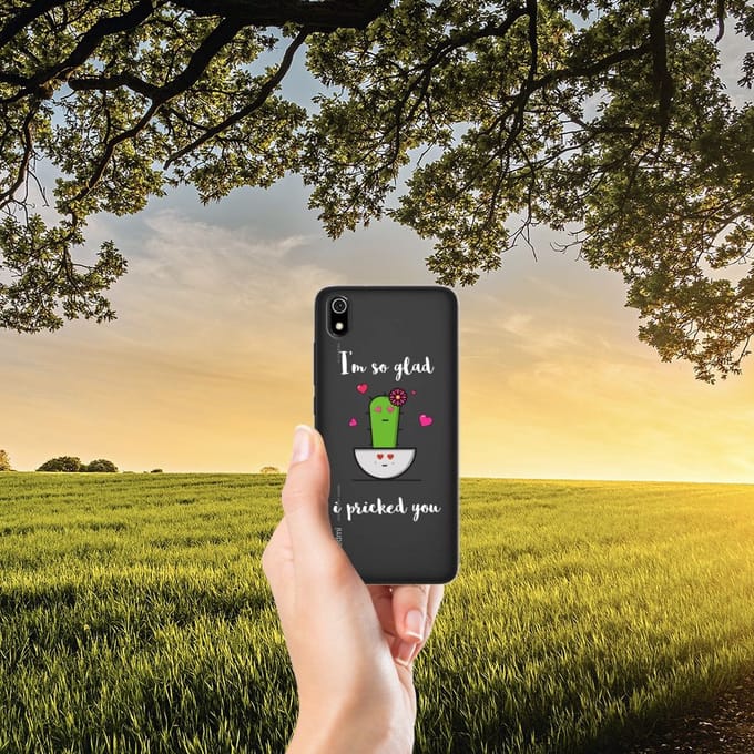 Xiaomi Redmi 7A Telefoonhoesje met Naam Cactus Glad