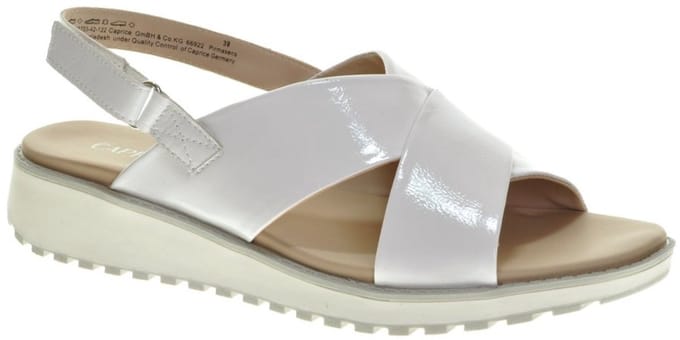 Witte Sandalen Leder Caprice maat 39